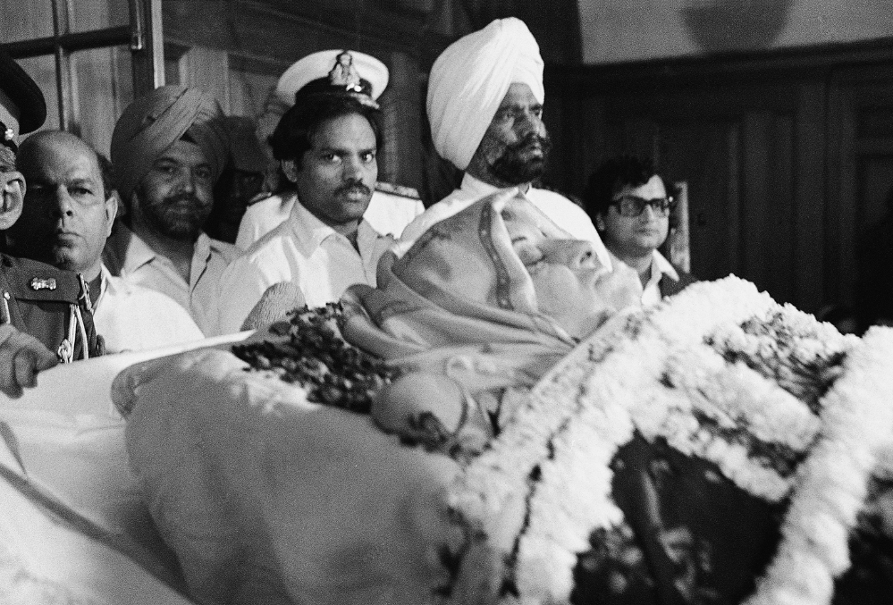 英迪拉甘地遇刺事件图片