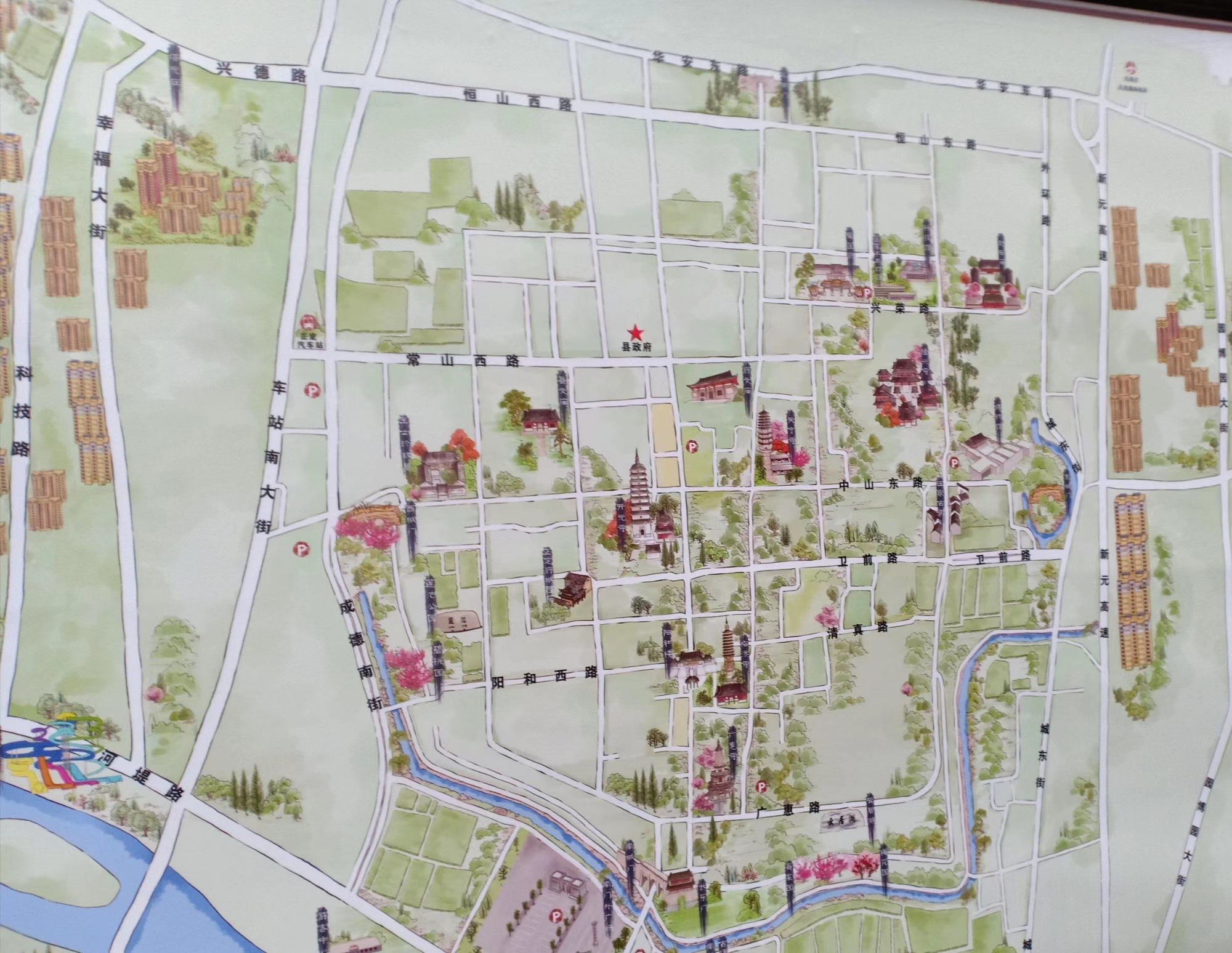 自驾游正定古城,看《红楼梦》的"荣国府",和那些惊艳的古建筑