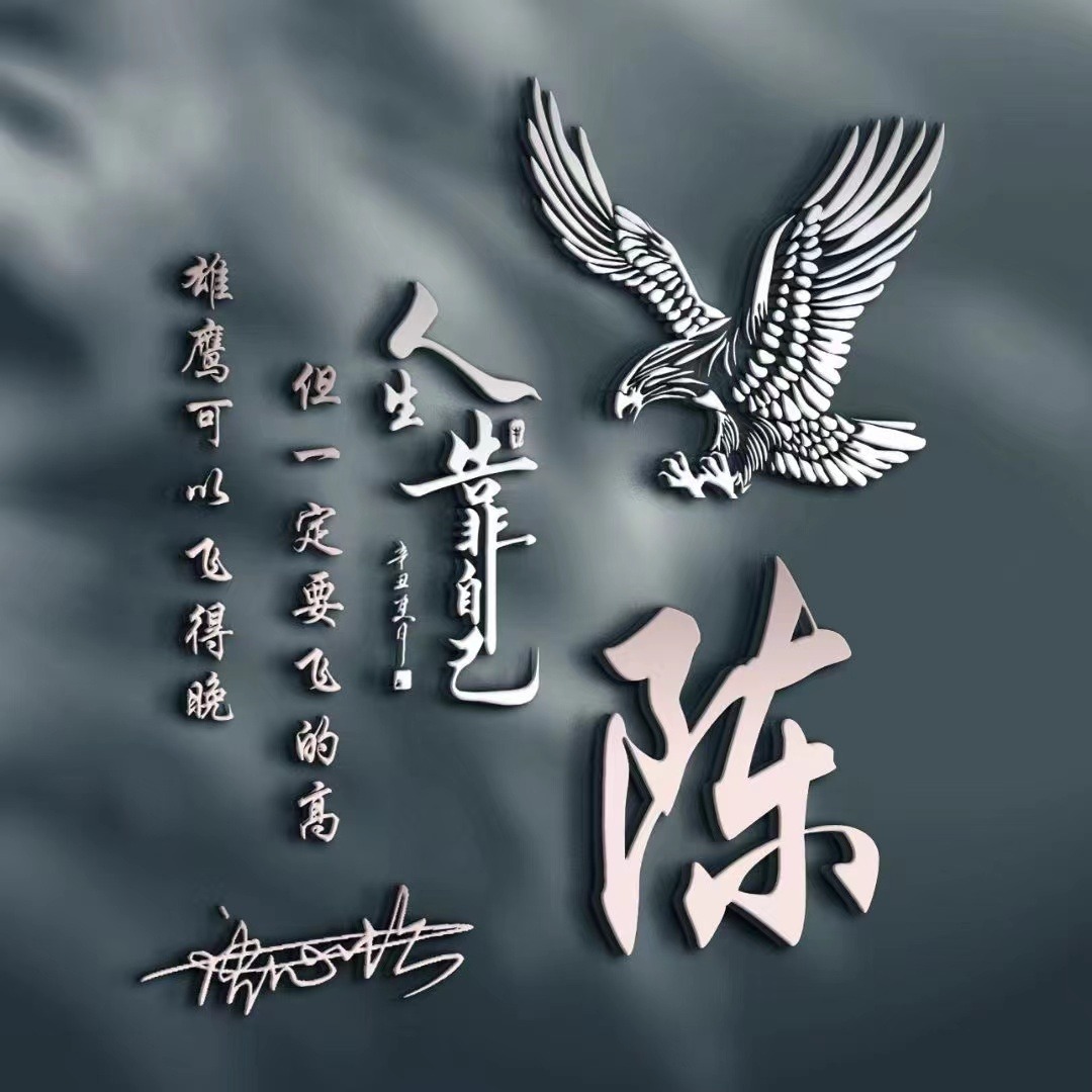 适合做微信,qq头像,超美的姓氏头像,人生靠自己!