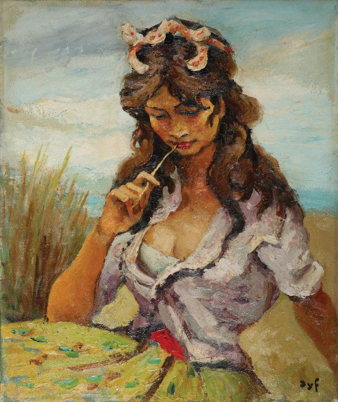 法国印象派画家马塞尔·戴夫marcel dyf 极美的人物与风景