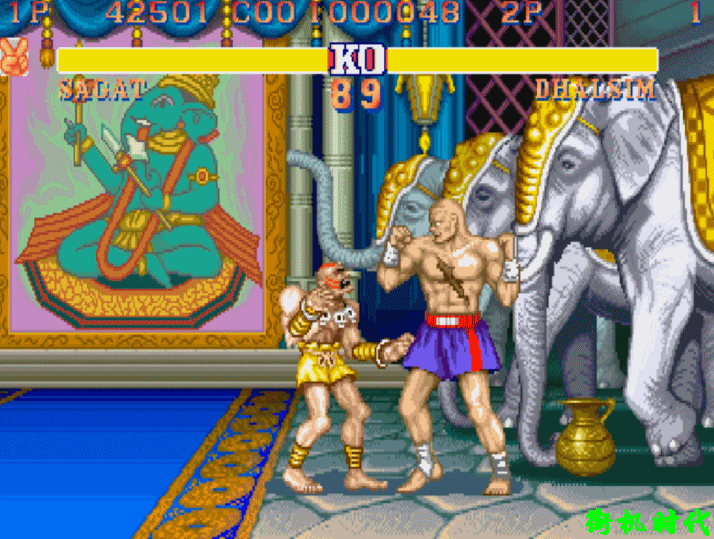 四大天王在街霸28人和12人版的招式区别怪不得boss沦为路人