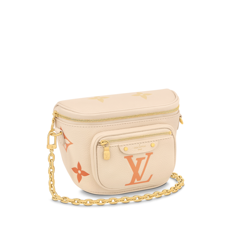 lv夏日迷你腰包mini bumbag俏皮时髦色调,小巧设计怎么背都可以