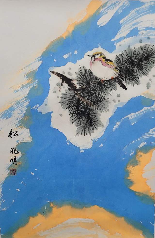 张兆明——第四套人民币山水背景真迹画者吴冠中弟子作品赏析