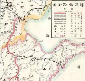 张乘坐铁甲列车沿津浦铁路一路南下