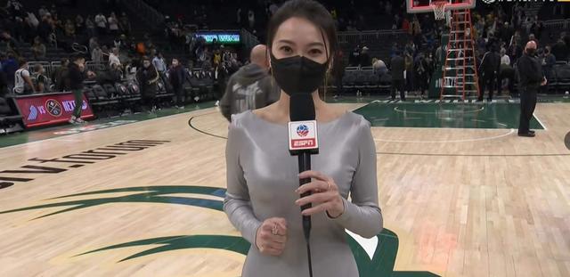 孟超火了!nba前方女记者,让野兽般的篮球巨星都温柔低下了头!