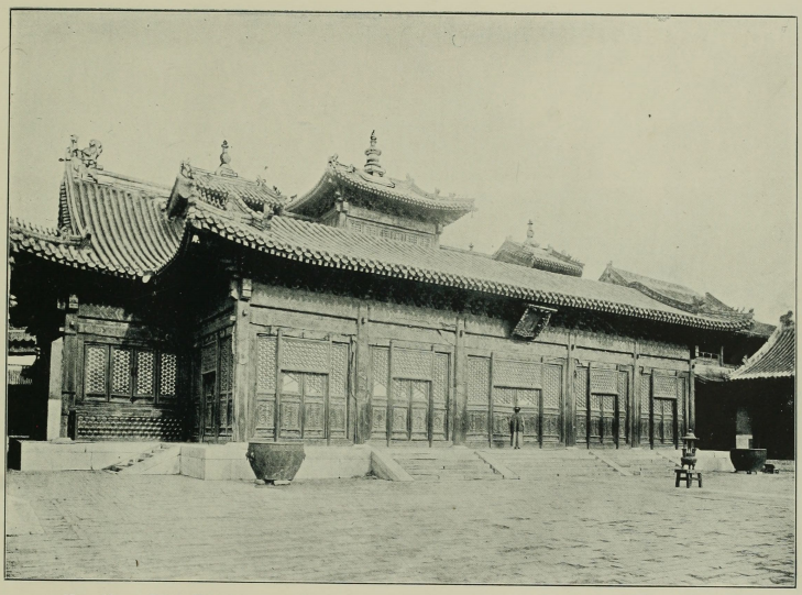 老照片:1906年的北京文庙和雍和宫,老建筑保存完好