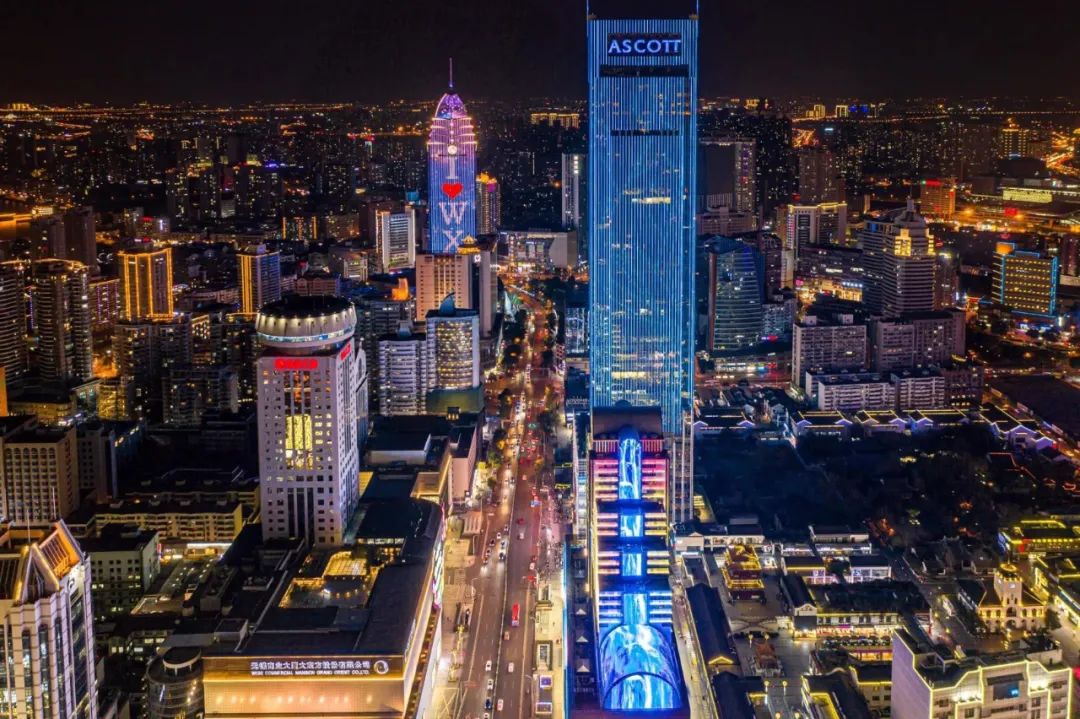 无锡中山路核心商圈夜景亮化揭秘