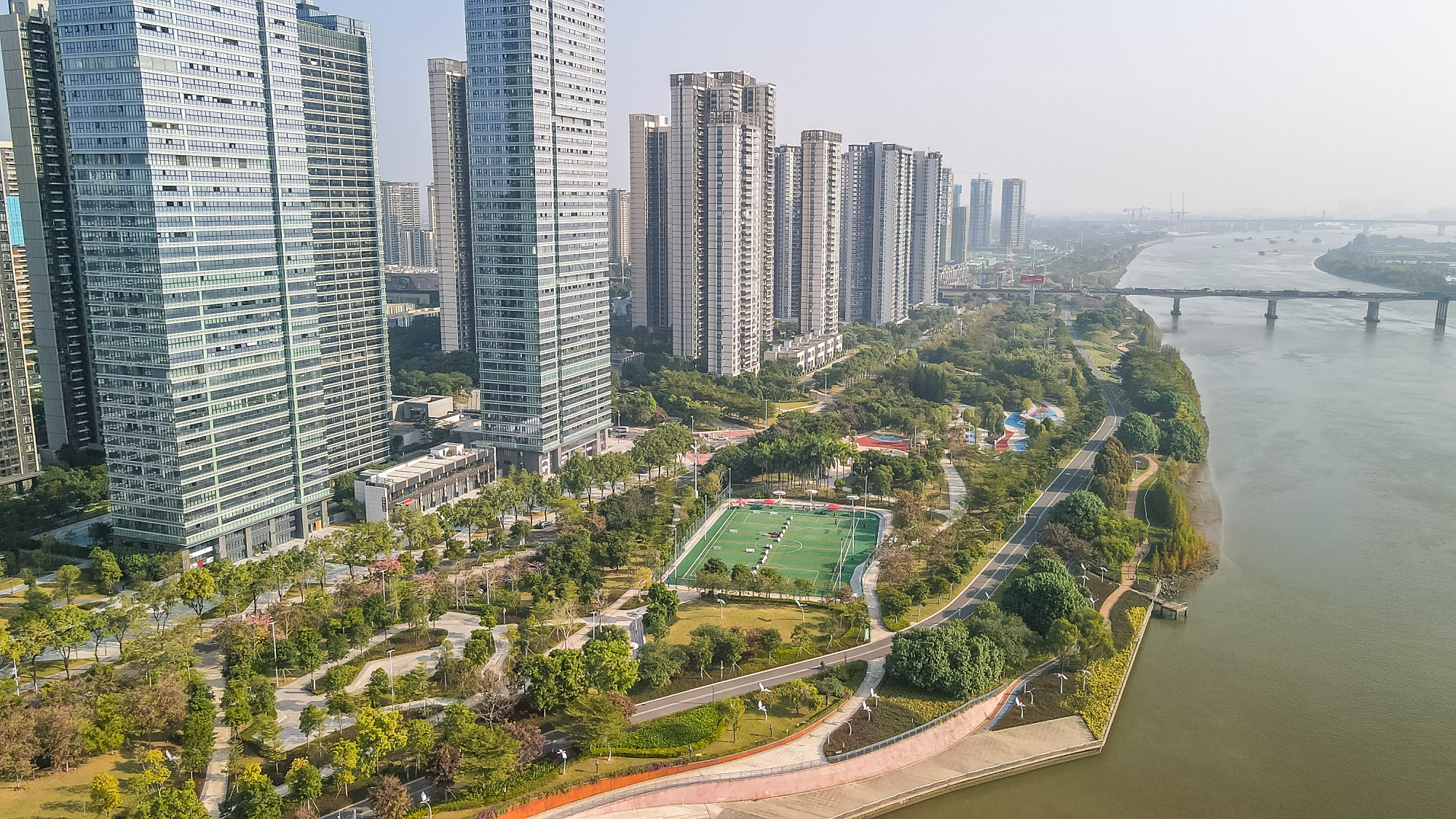 顺德城市新地标,航拍下的金凤凰广场,景观太震撼了