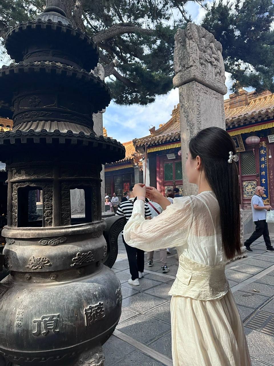 五台山祈福|七八月来真的太舒服了 第一站五爷庙,免费(求财最灵)现在