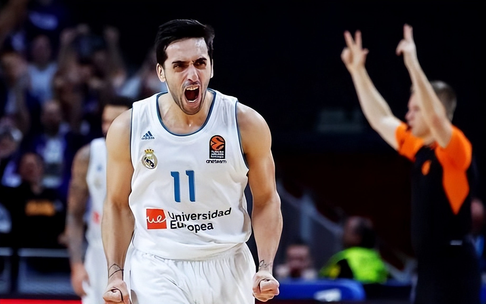 贝尔格莱德红星与皇马展开欧篮联对决.