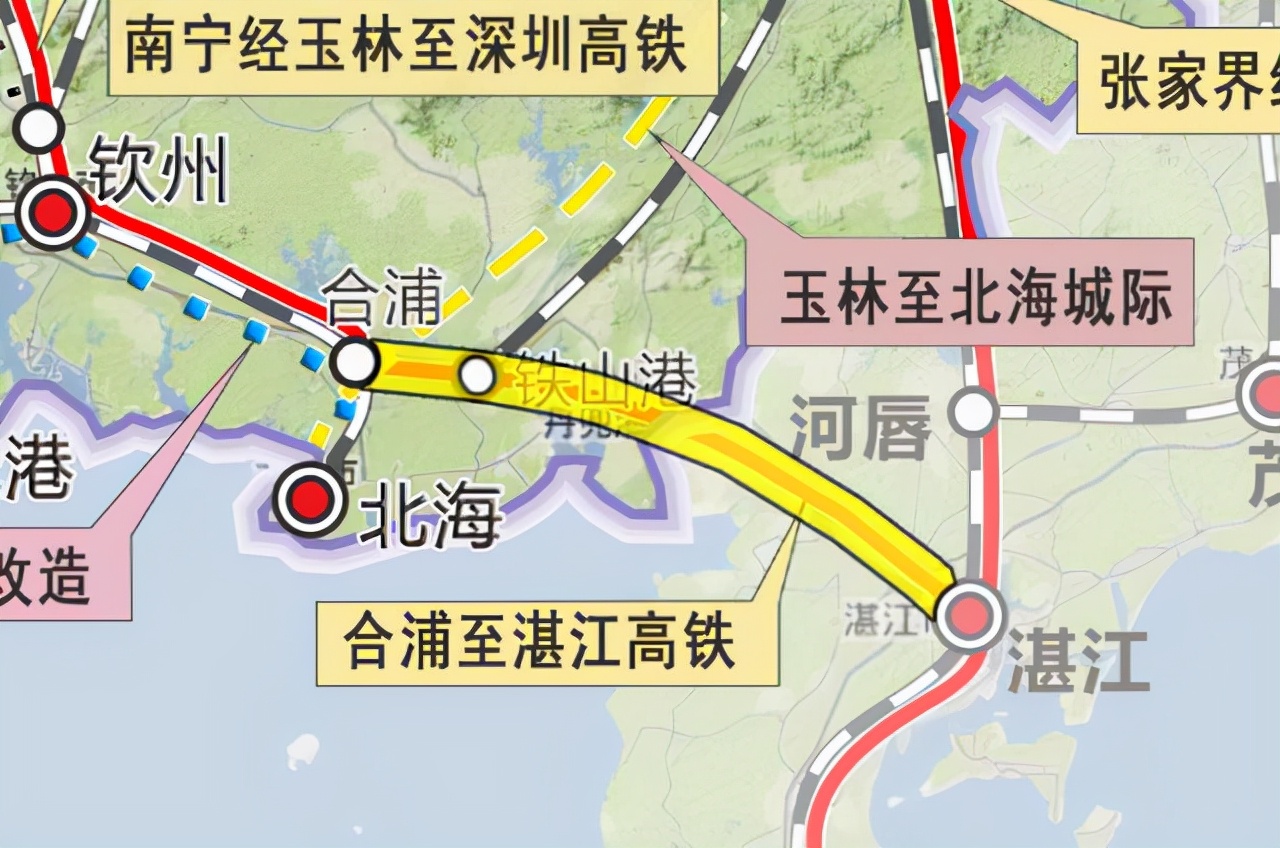 包海高铁最终确定线路图片