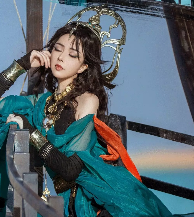 一梦江湖:再没有比这更美的cos了!日常吹爆真人伽蓝的颜艺!