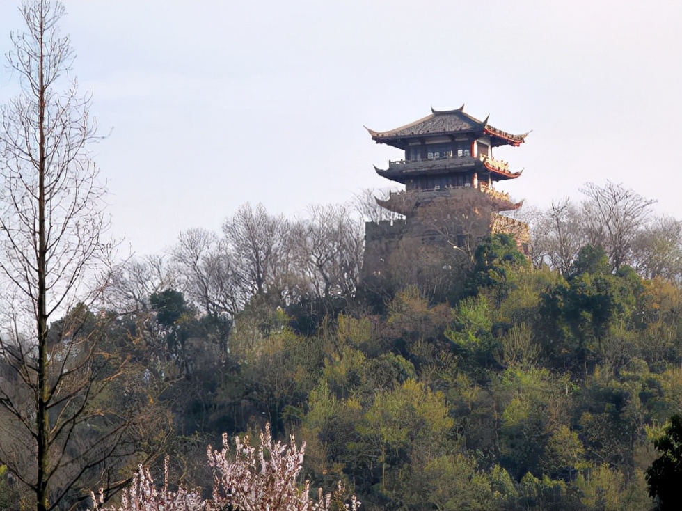 绍兴府山飞翼楼图片