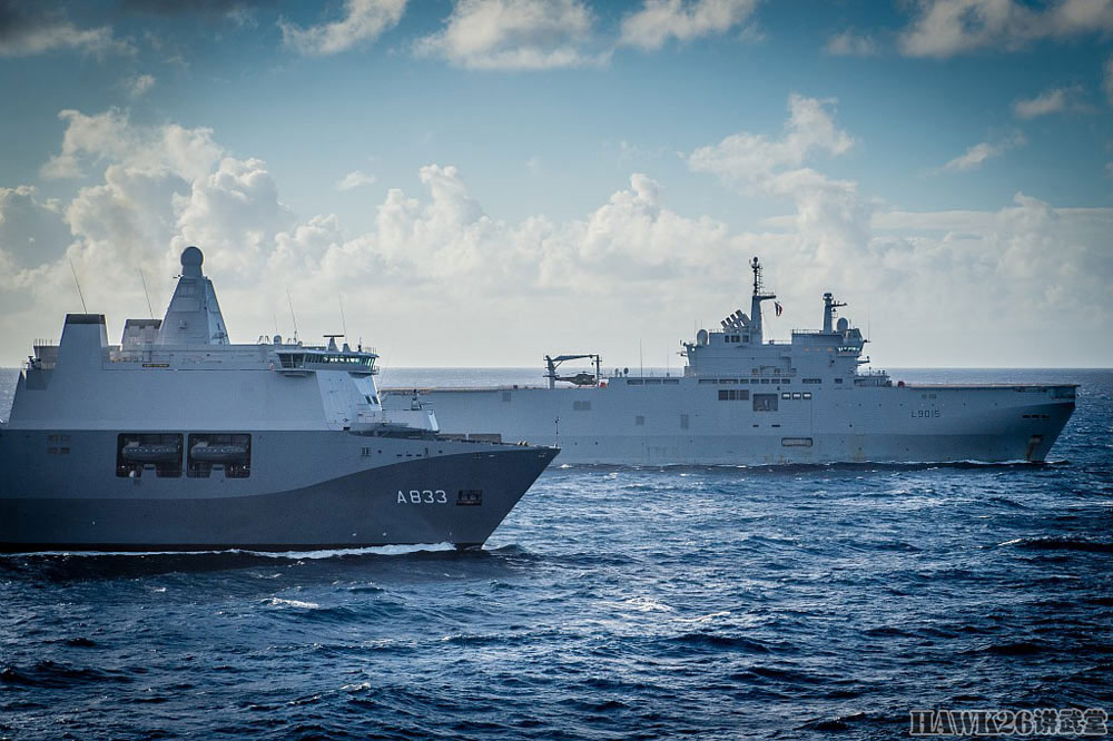 法国英国荷兰海军联合演习 大型登陆舰齐登场 共同迎接未来挑战