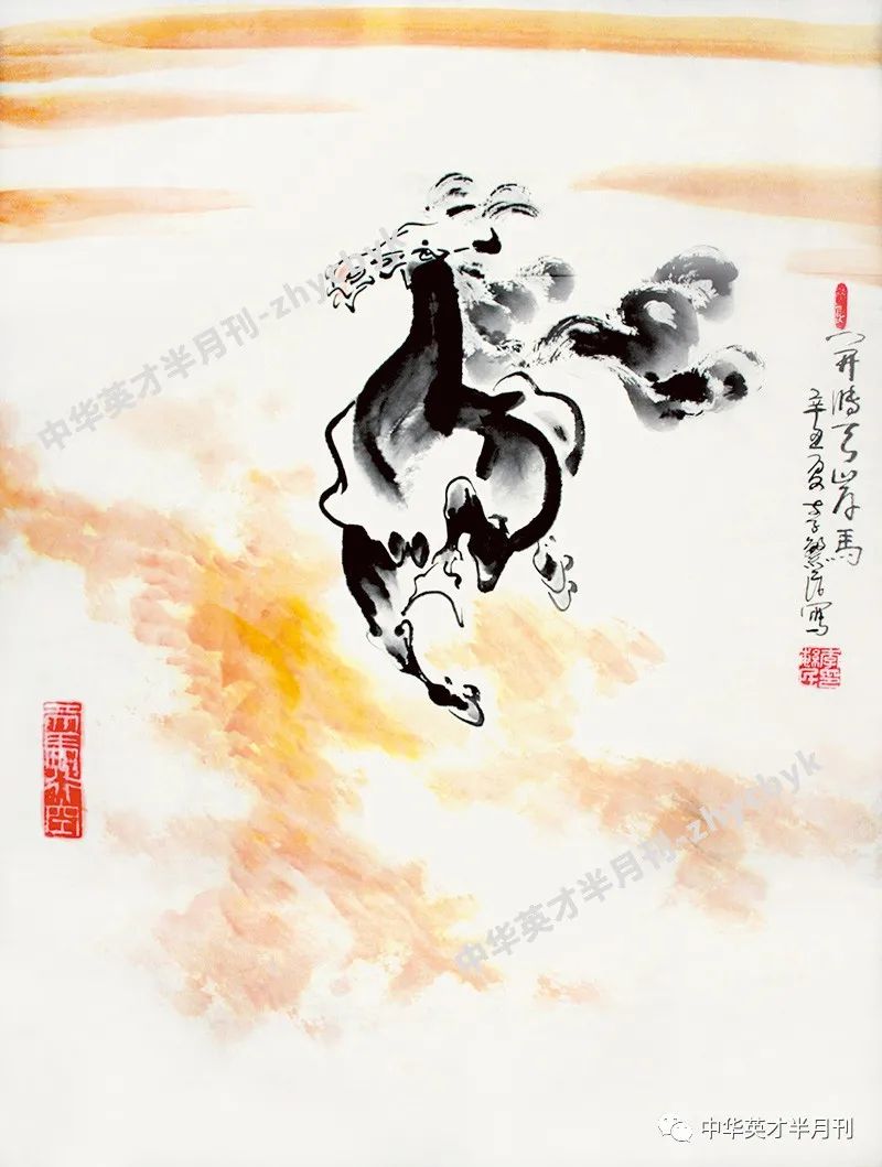 名家|李繁民:画马走笔新时代 扬鬃奋蹄新征程