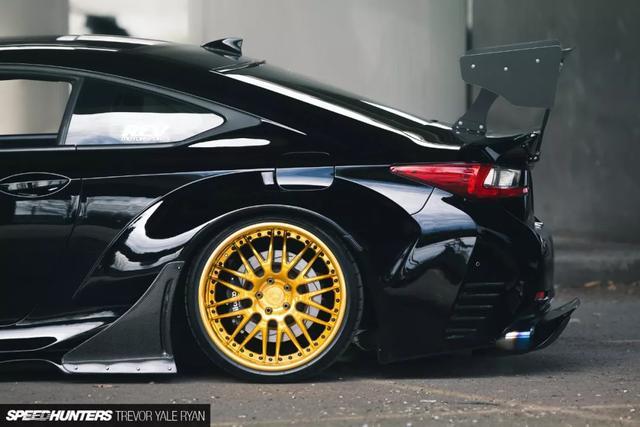 豪华运动风!雷克萨斯rc350f sport宽体改装