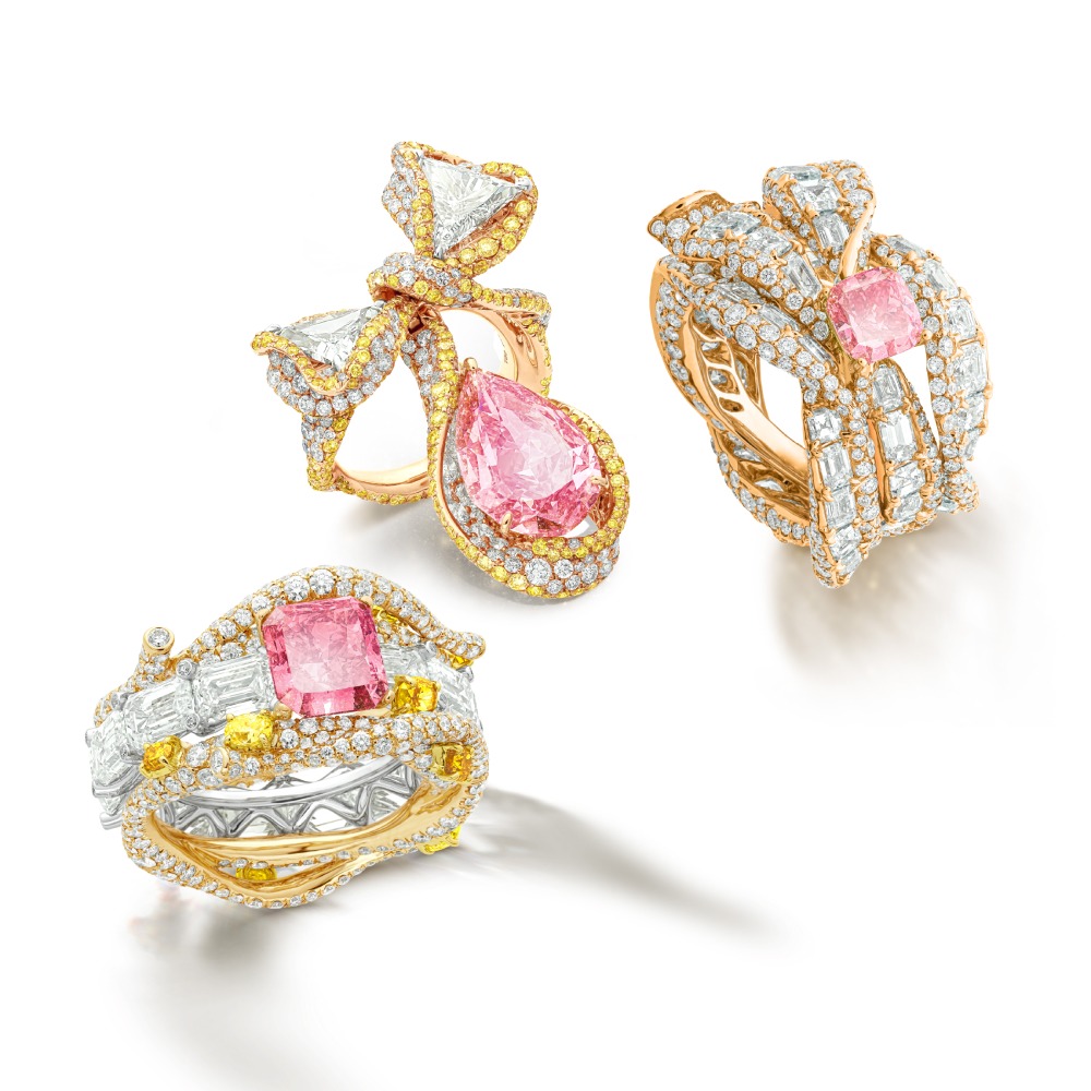 indy chao(赵心绮)新一季"gem art 艺术彩钻"高级珠宝系列