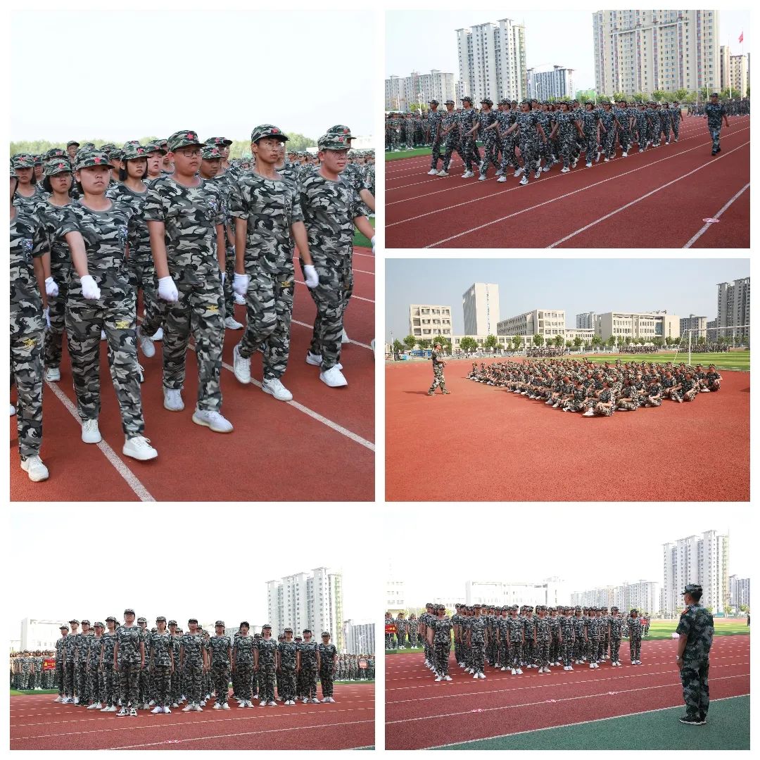 【网络文明】滦南一中举行新生军训汇报表演