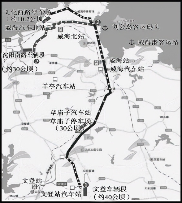 威海地铁线路图图片