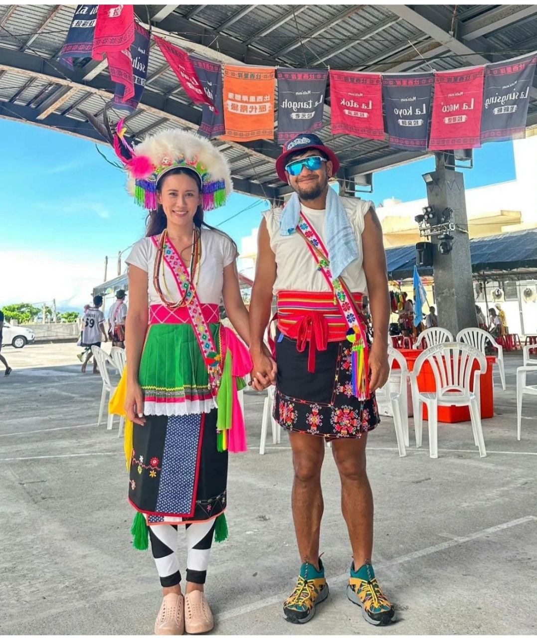 张震岳老婆好漂酿啊! 张震岳夫妻难得的同框 他老婆是阿lin的表妹哟