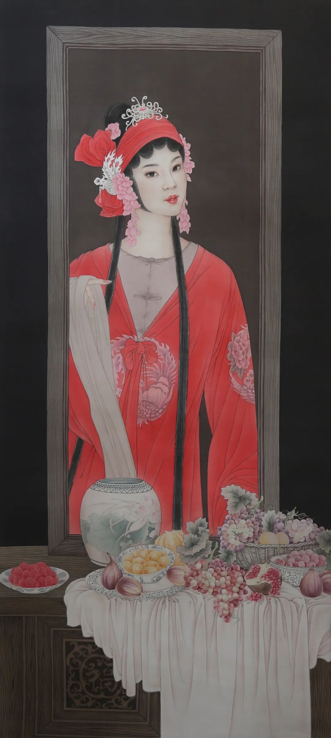 中西融合 唯美至上——崔景哲 中国当代名家大红袍画集作品