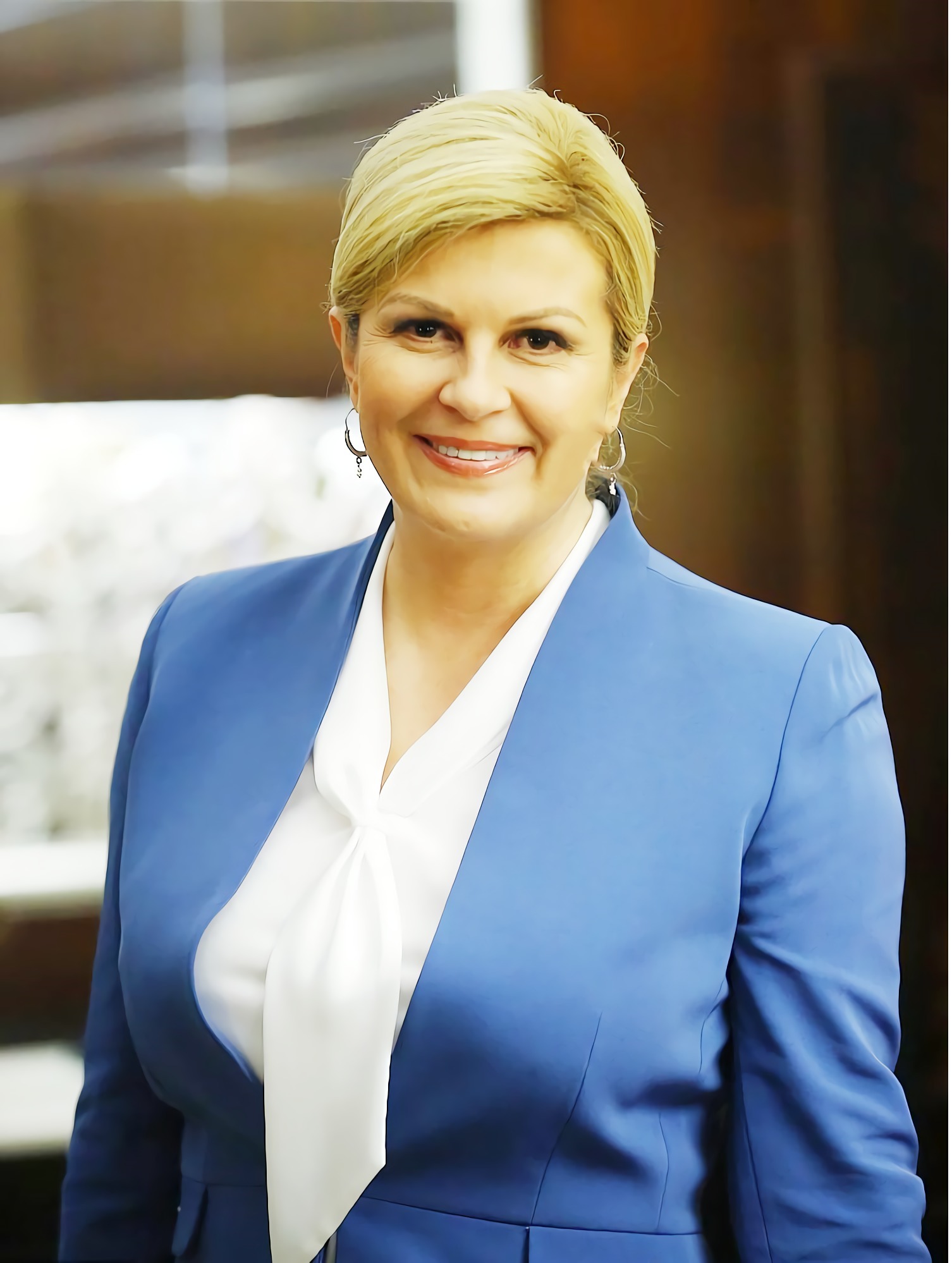克罗地亚最美女总统图片