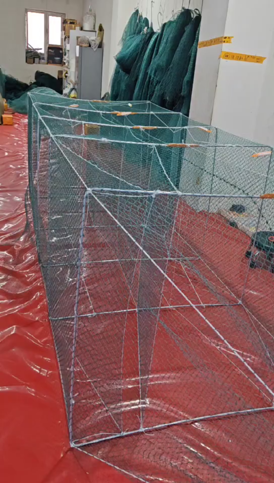 四面进鱼拦河方框子网