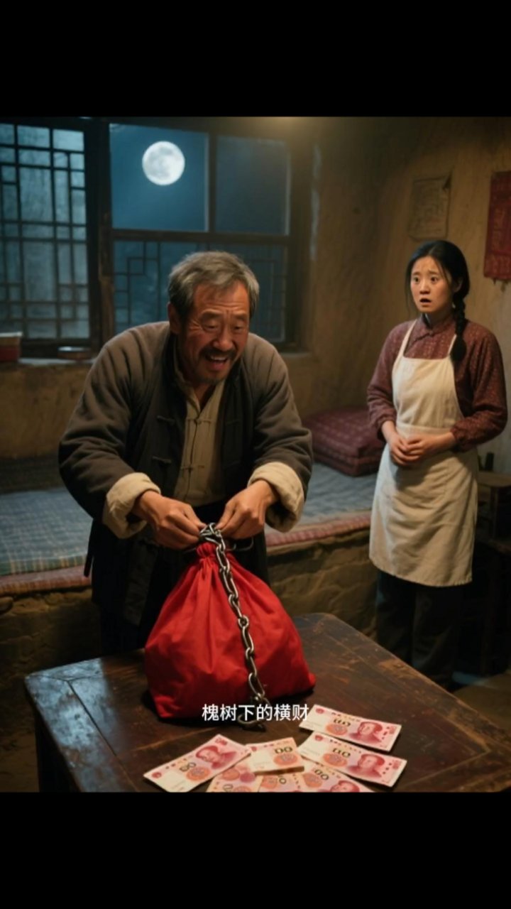 乡村鬼故事槐树下的横财胆小者慎入