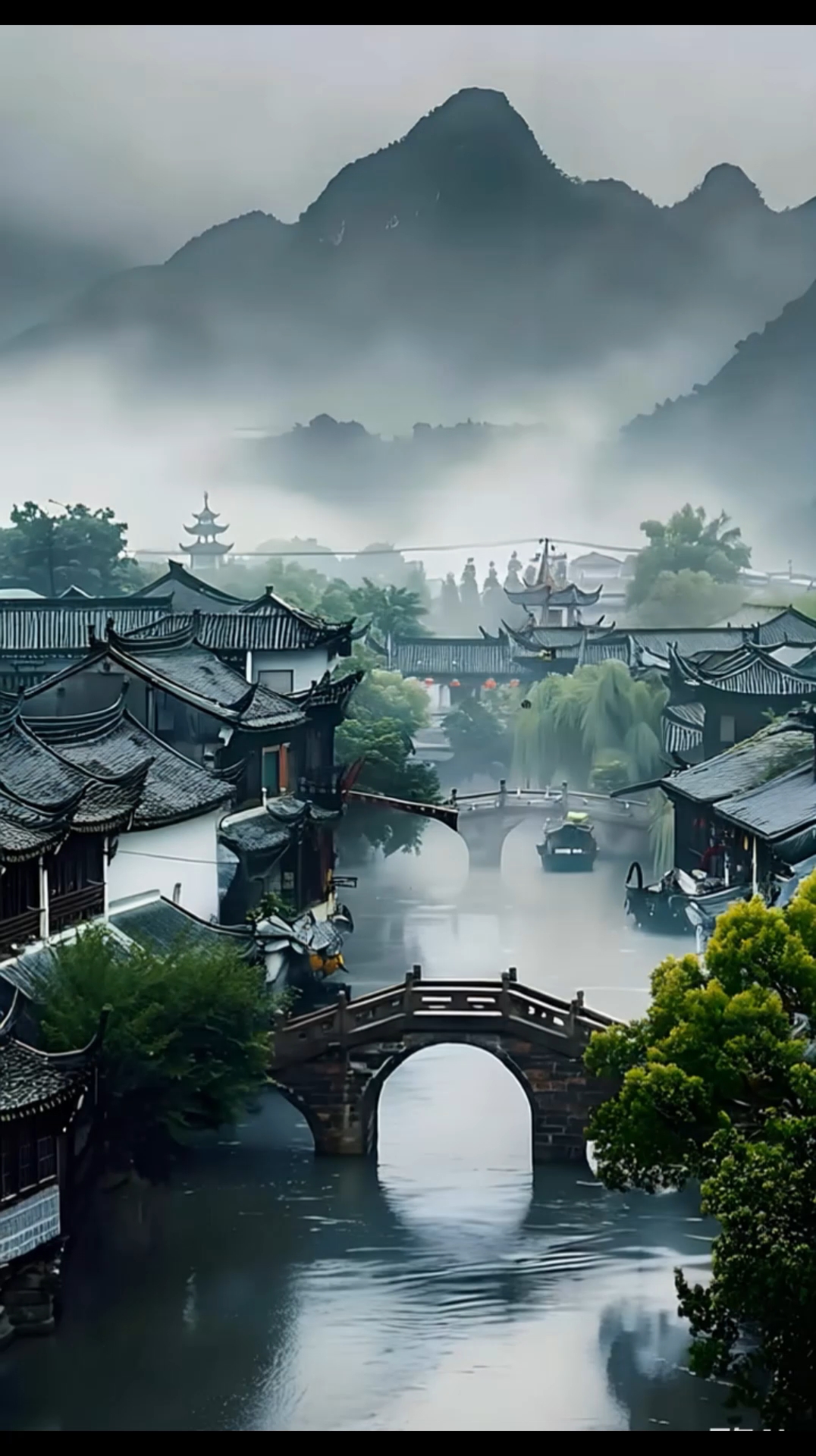 如诗如画,烟雨江南