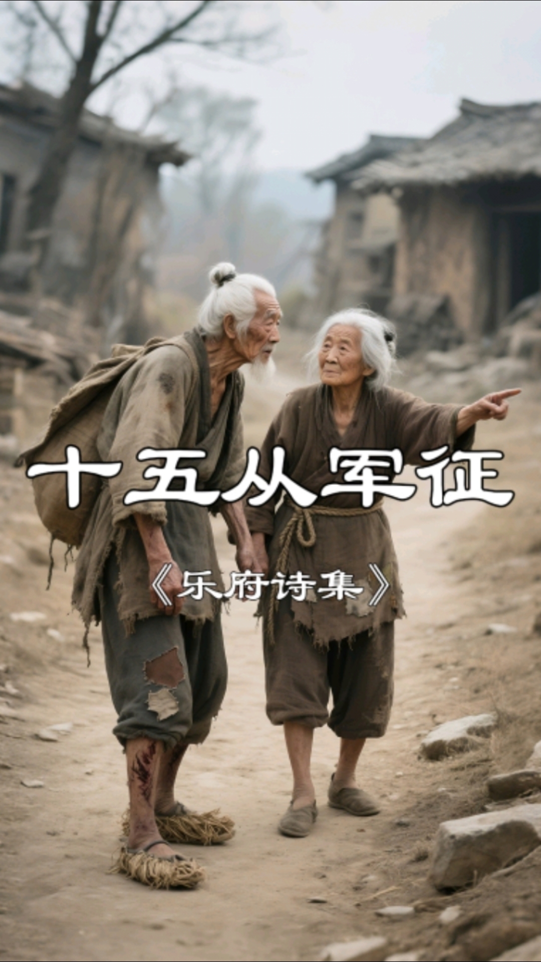 《十五从军征》乐府诗集 看剧情学古文,古代老兵征战几十载归乡