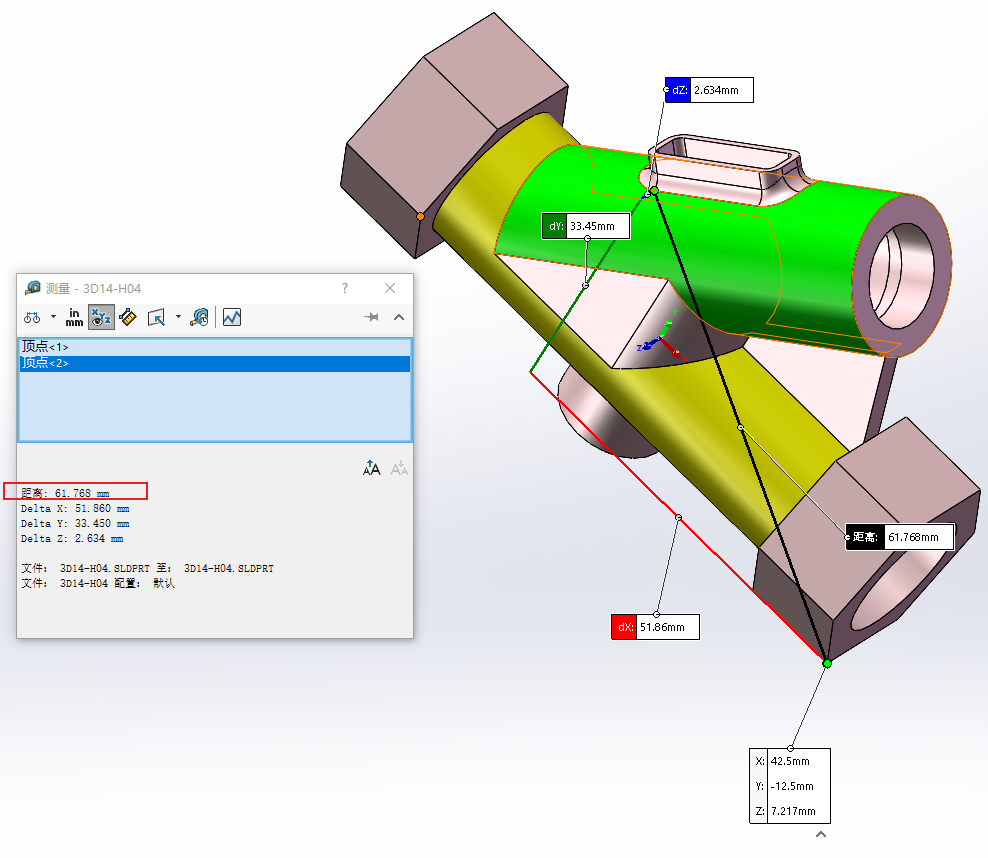 每日一練|solidworks建模練習-catics大賽3d14_h04