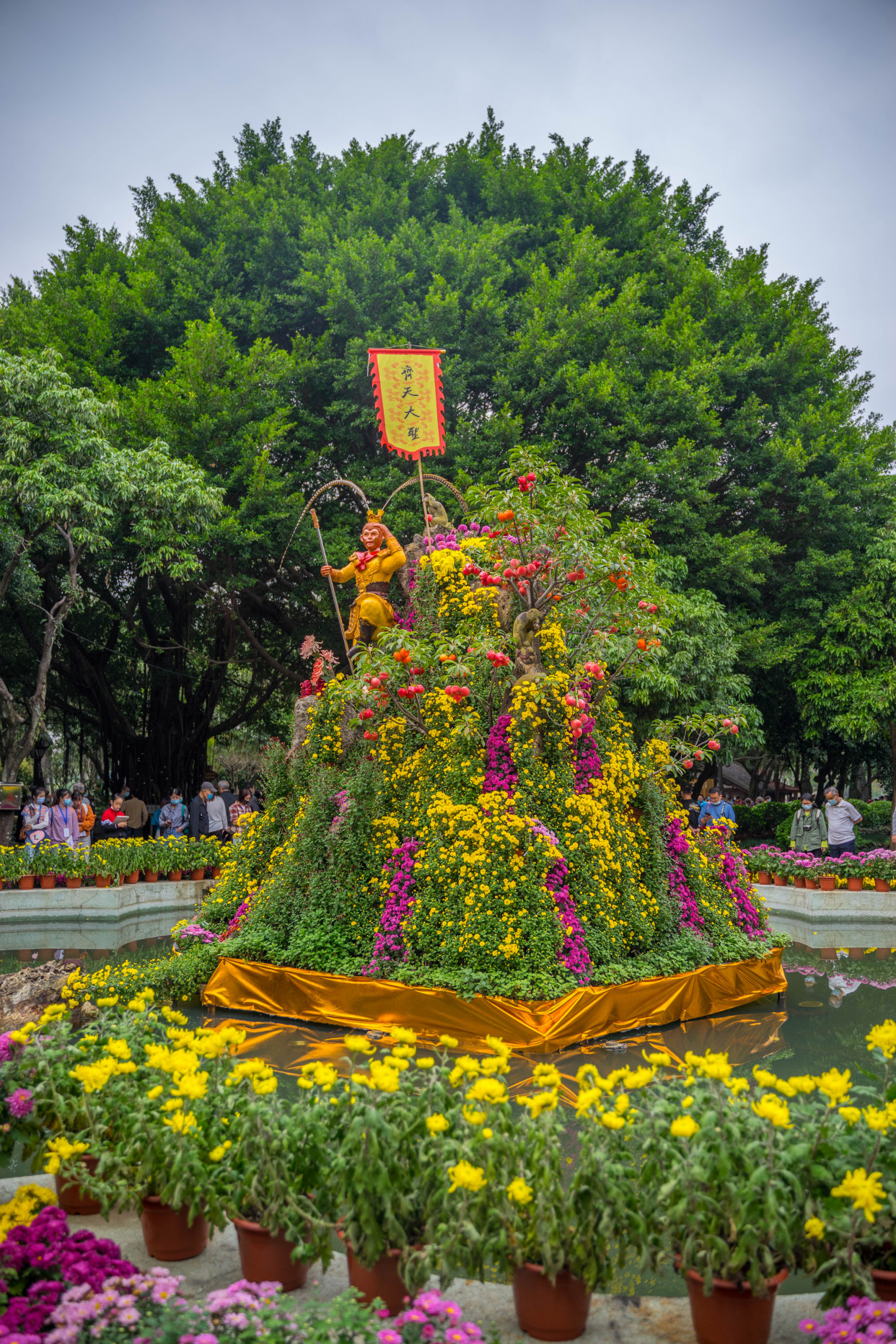 福州西湖公园菊花图片