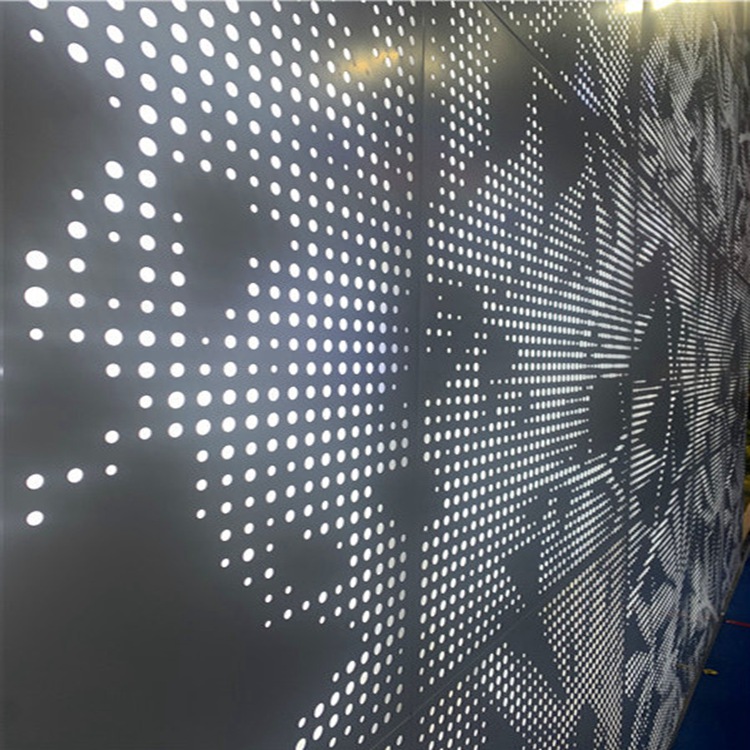 墙面艺术冲孔铝单板定做厂家