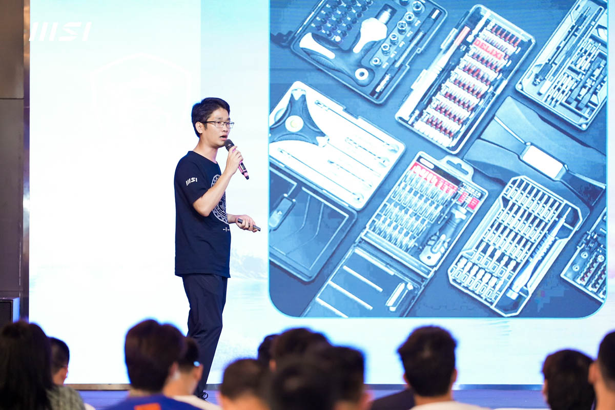 微星龙盾局广州站技术沙龙会:林大现场授课,满满的干货