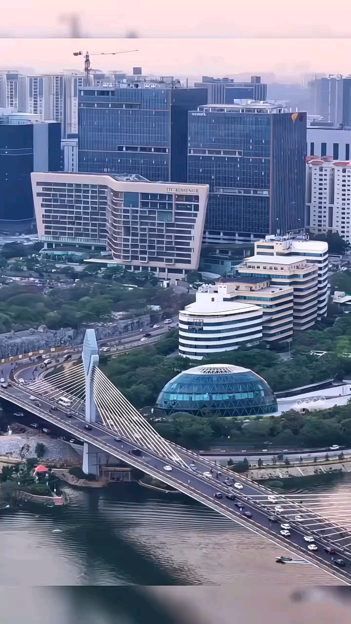 印度海德拉巴科技城,现代化都市建设,是印度的生物医科技中心