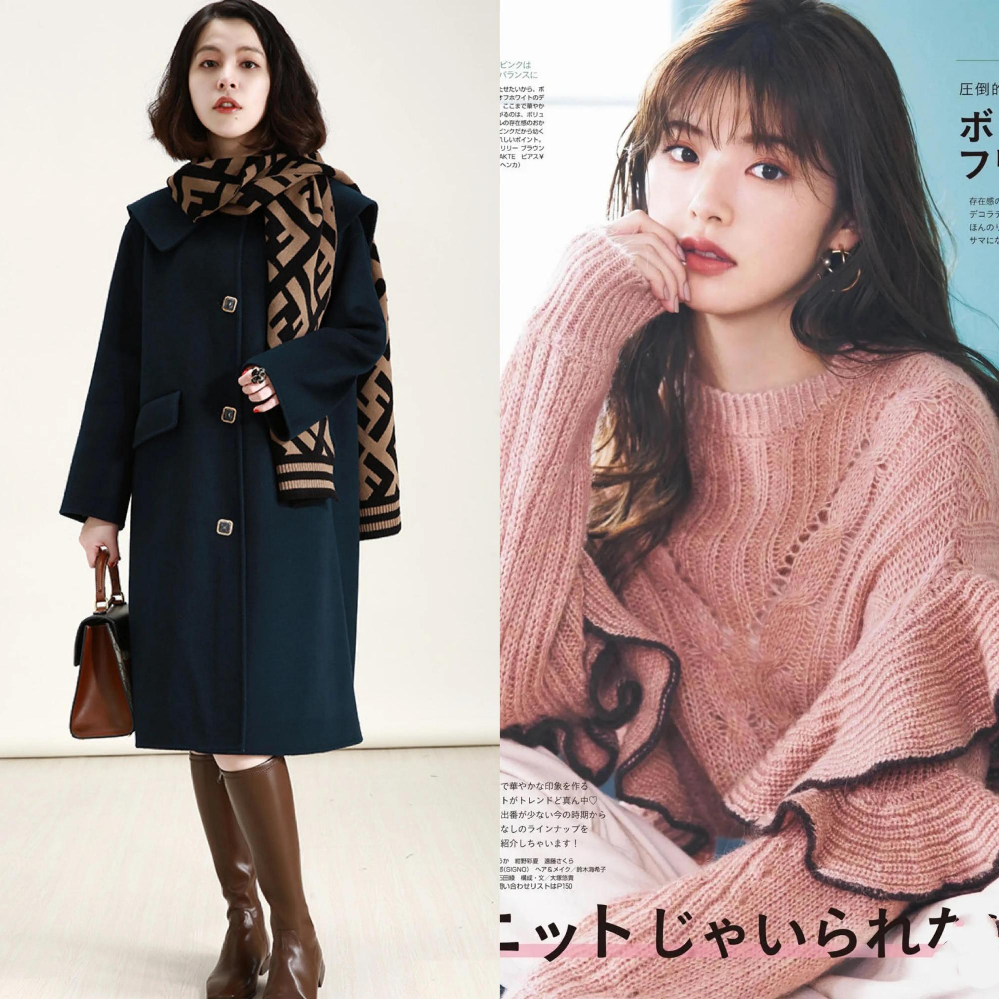 冬天衣服不必多!学学小姐姐日系穿搭,成熟优雅,冬天就该这么穿