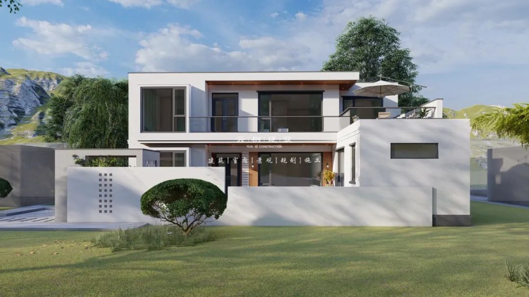 适合l型宅基地的10款现代别墅设计,这样建即好看又实用