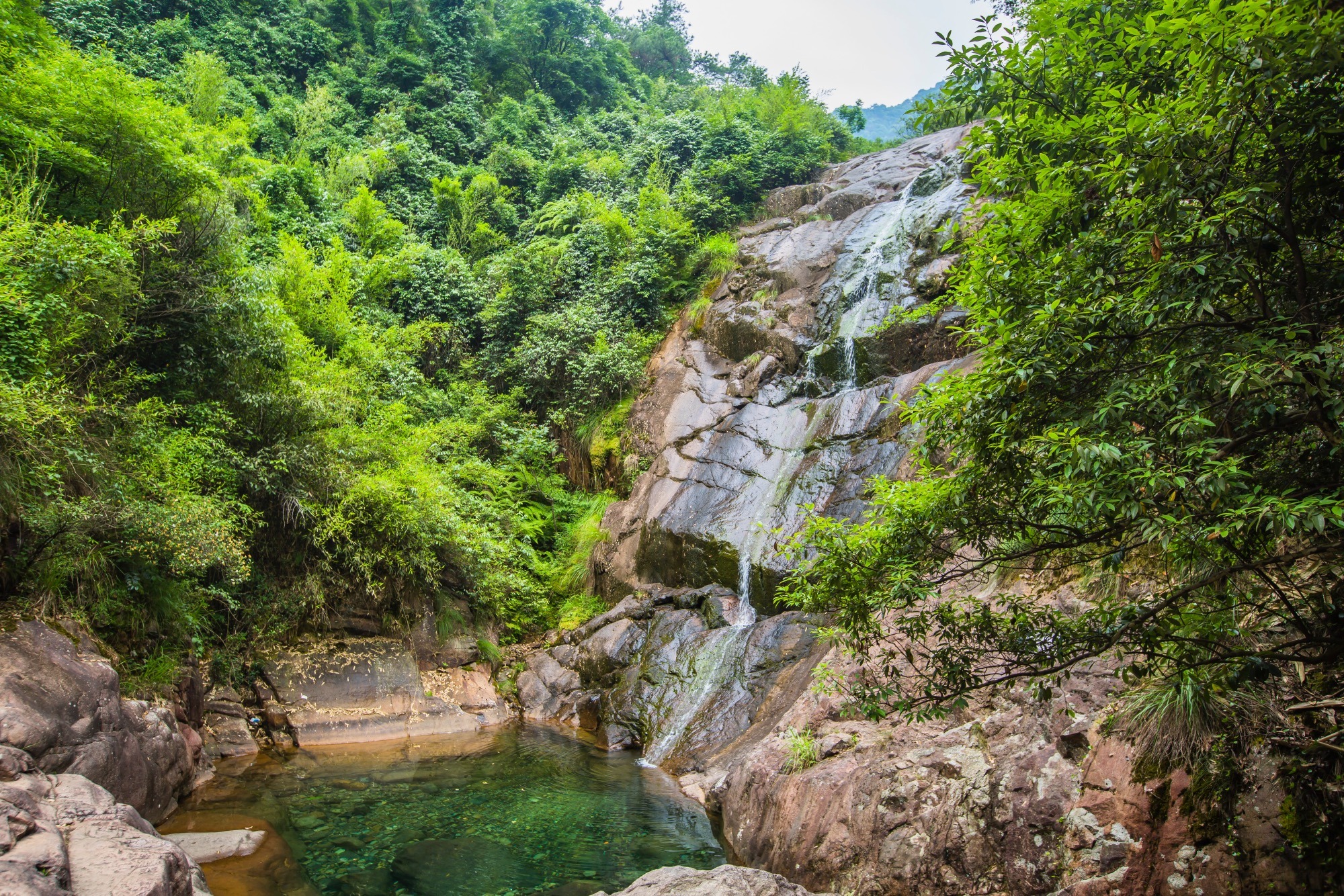 桐庐大奇山国家森林公园,杭州的小九寨,是夏季避暑休闲的好去处