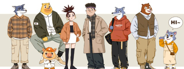 阿蓝姐和狼王独眼一样喜欢吃肉,小狼女飞飞应该和熊大一起生活的