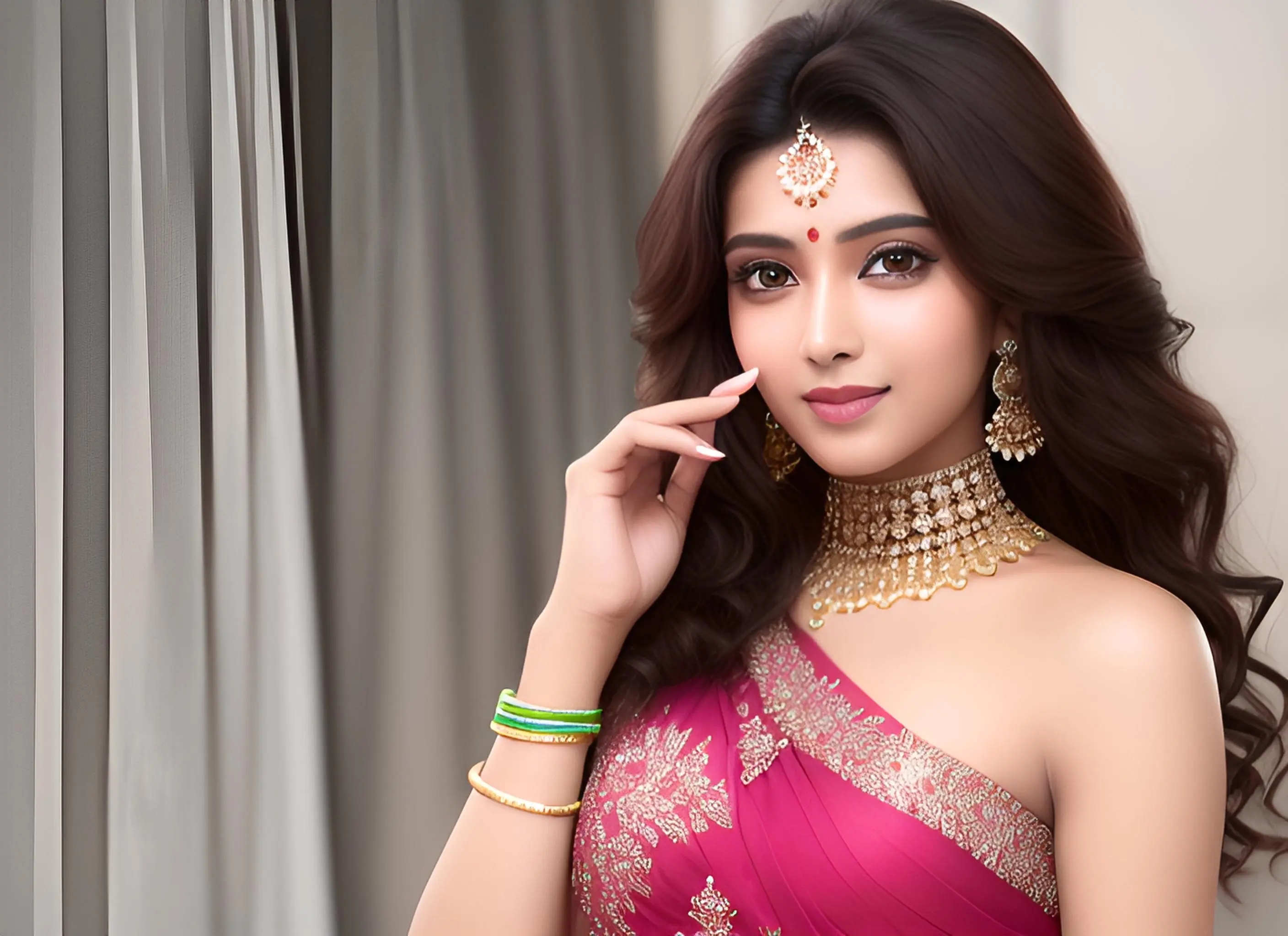 为什么印度美女那么多还都非常漂亮呢