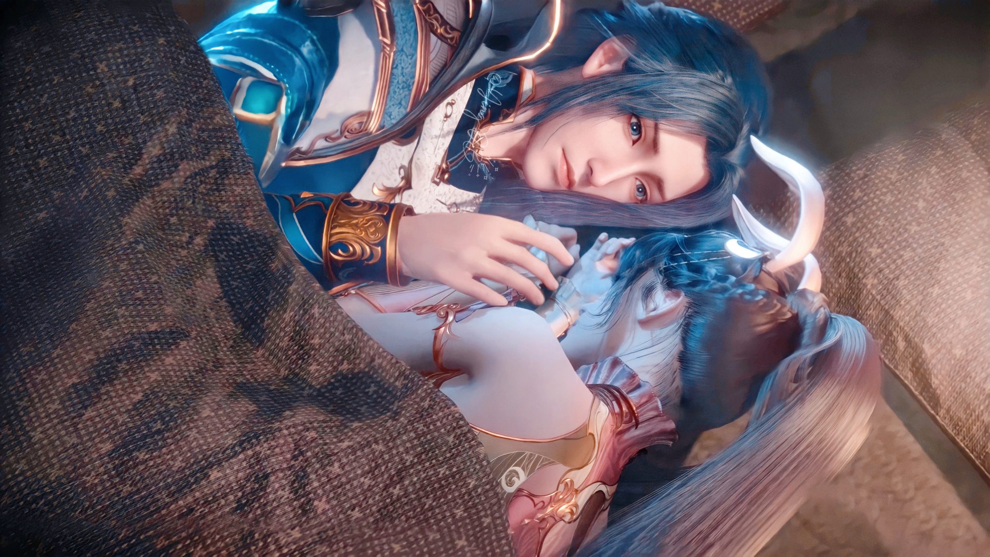 小舞盘发很性感,三哥马尾超帅气,"三舞"终于亲上了,玄机yyds