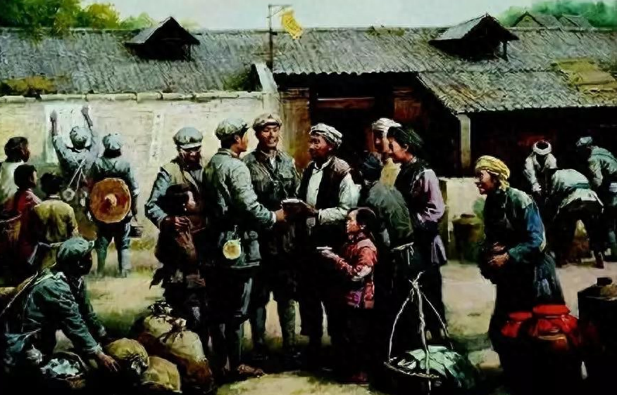 1996年一湖南农民去到政府长征时我爷爷借了105担稻谷给红军