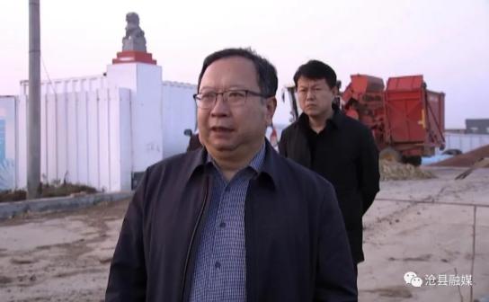 沧州市副市长薛青松到沧县兴济镇鑫翰种植专业合作社调研