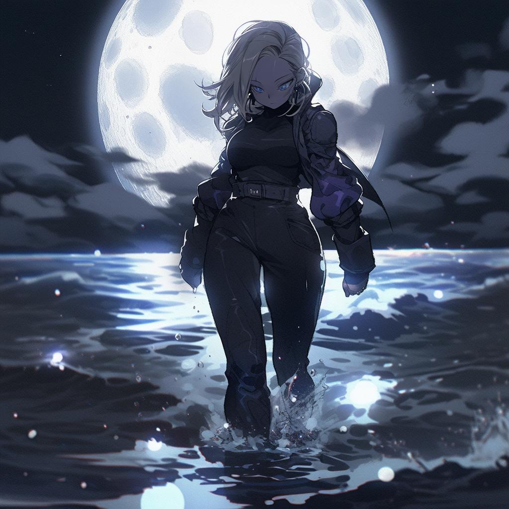 ai绘画系列-追忆童年之龙珠-人造人18号