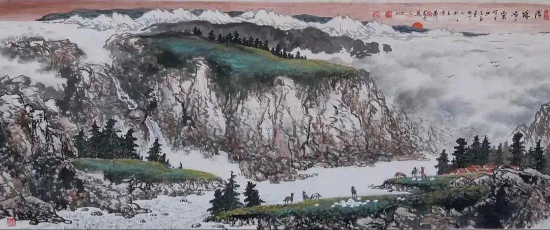 「津门网」吴春雪:在传承中探索新疆山水画