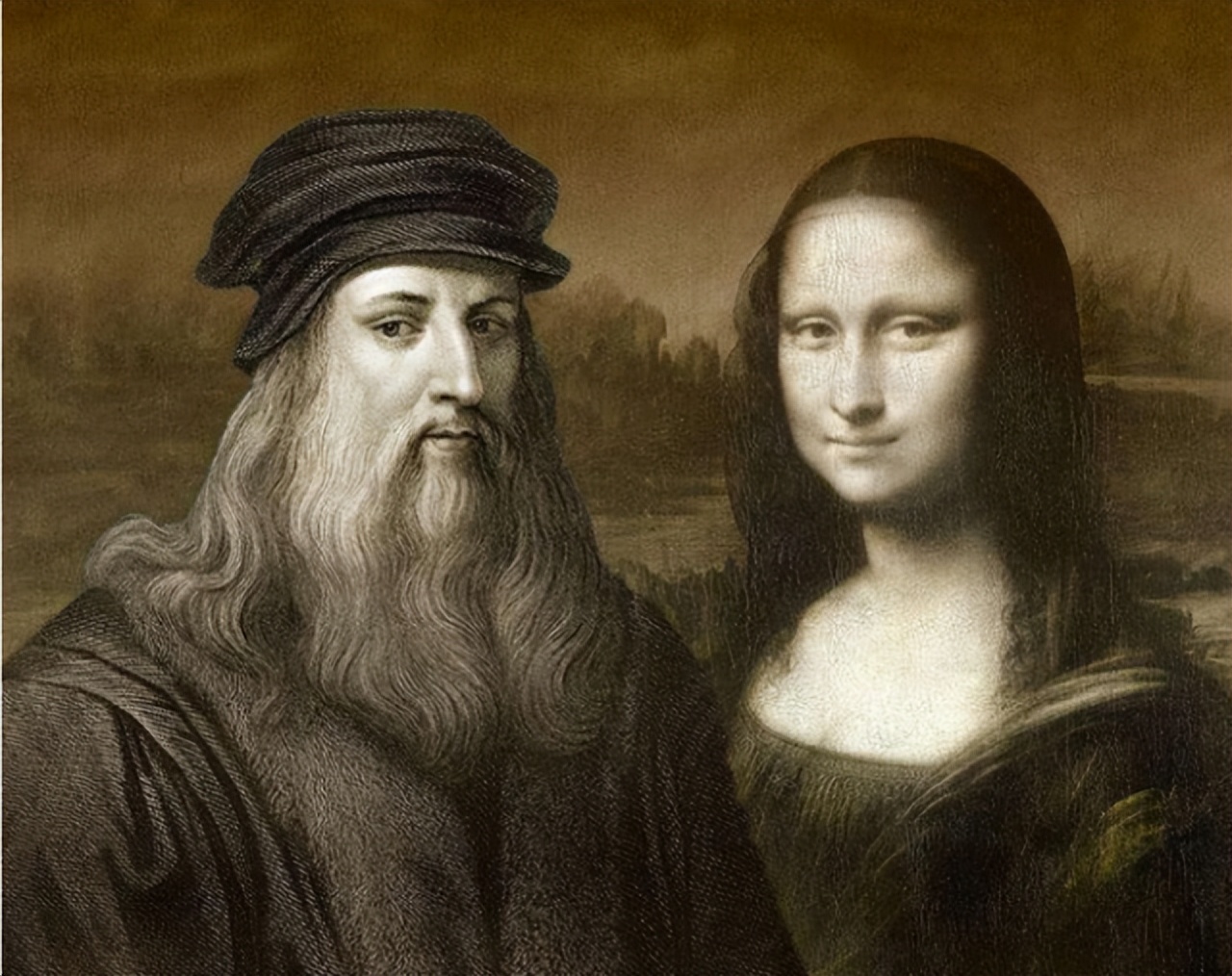 达芬奇名画放大10倍后,发现画中暗藏玄机,蒙娜丽莎微笑消失不见