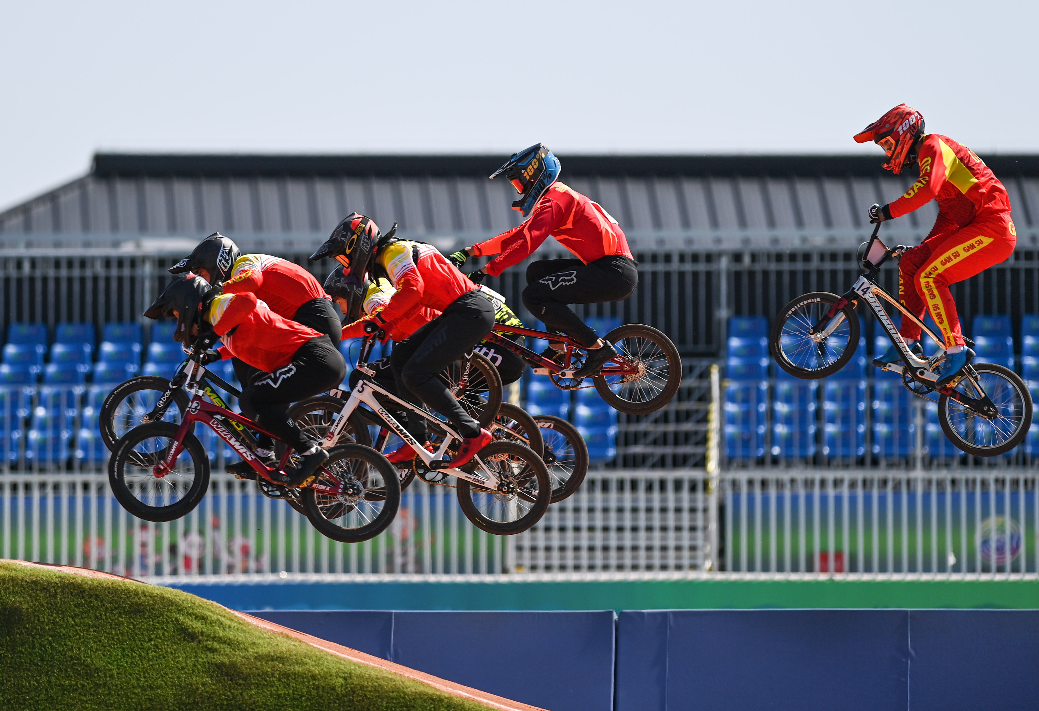 自行车——男子小轮车竞速赛赛况