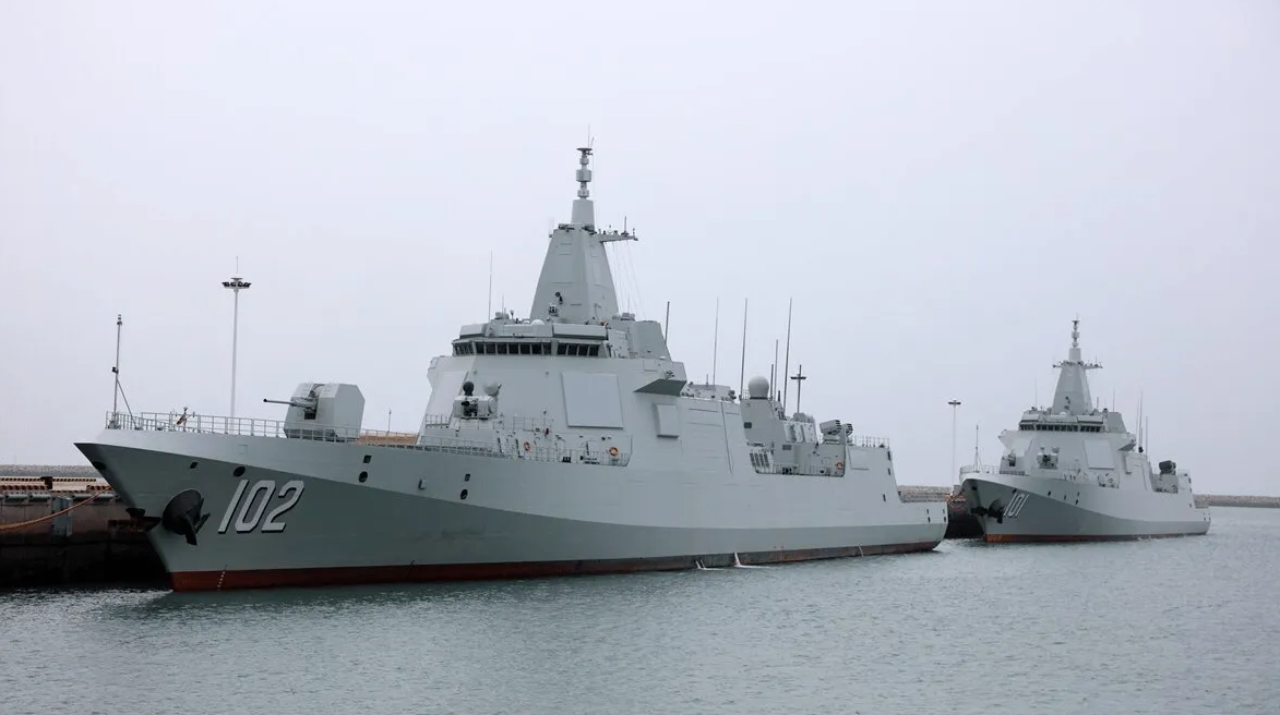 108号"咸阳舰"刷号,首批8艘055全部交付,第二批次或有大惊喜