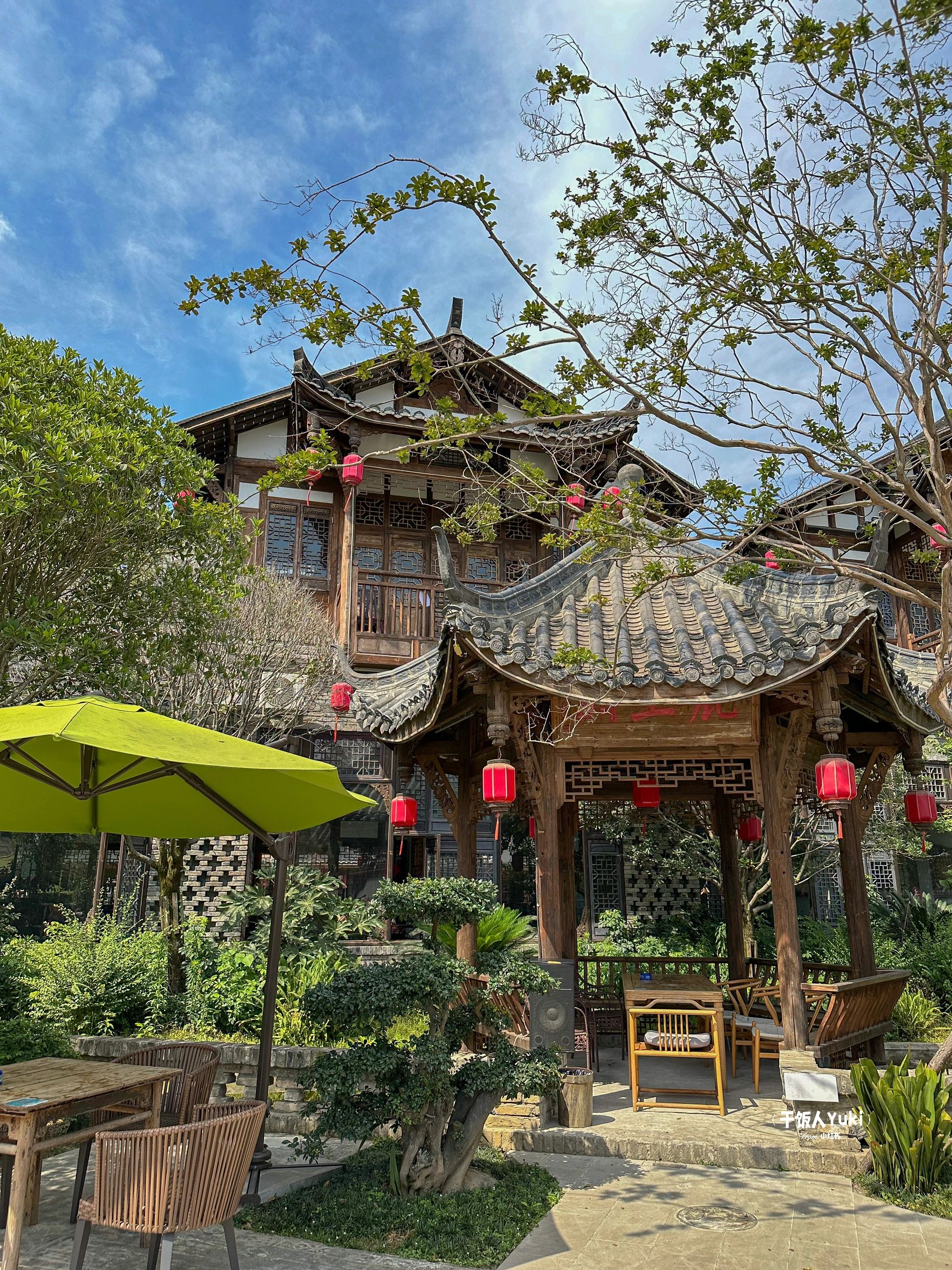 藏在三圣乡的中式小院子