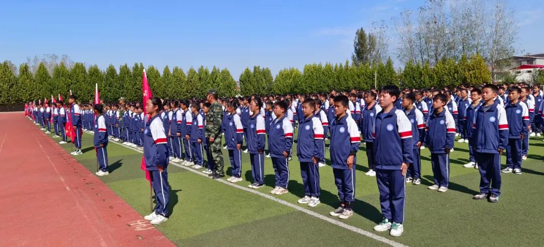 上蔡中学初中部2021级新生军训侧记